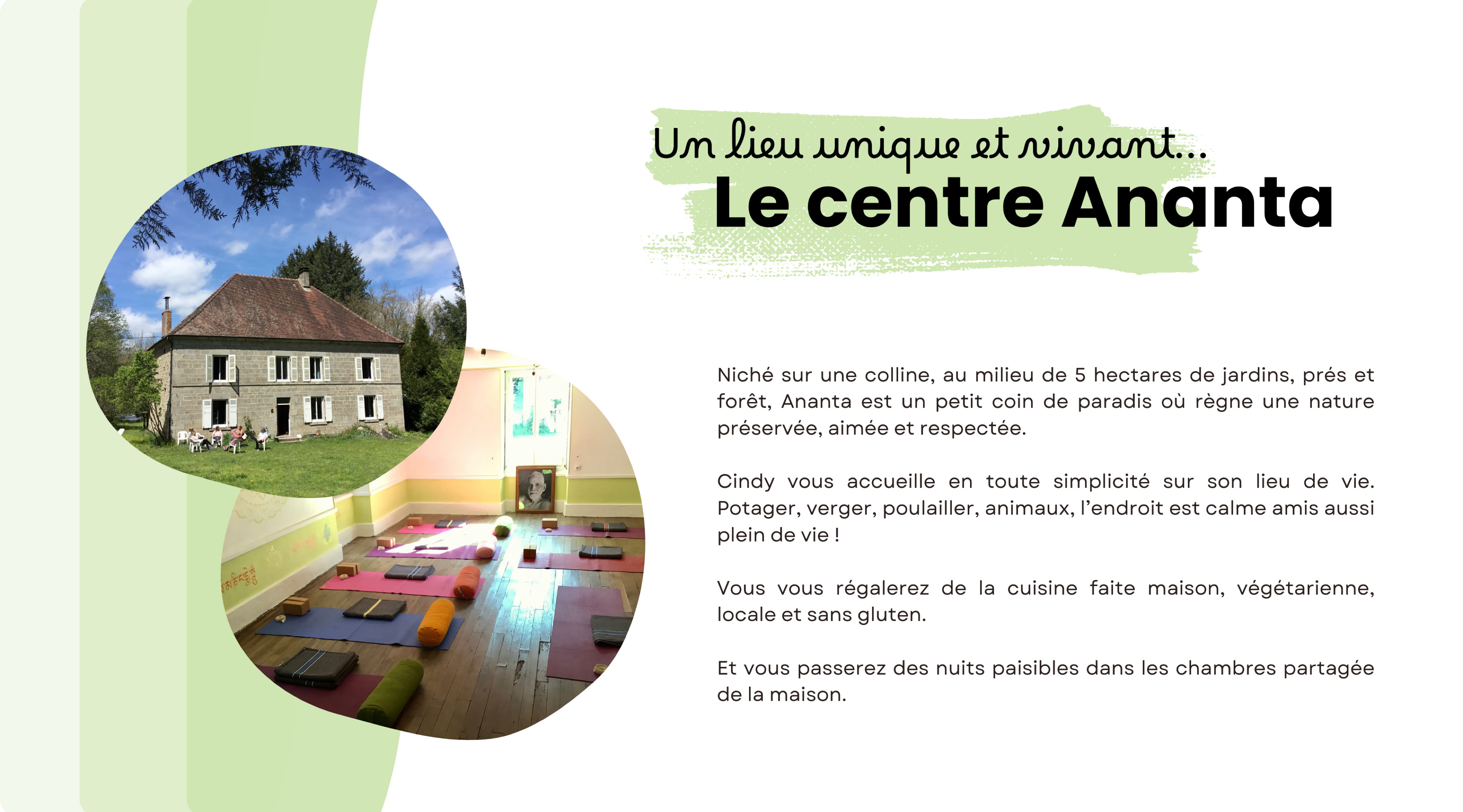 Centre Ananta : Yoga et Pilates en pleine nature en Creuse 